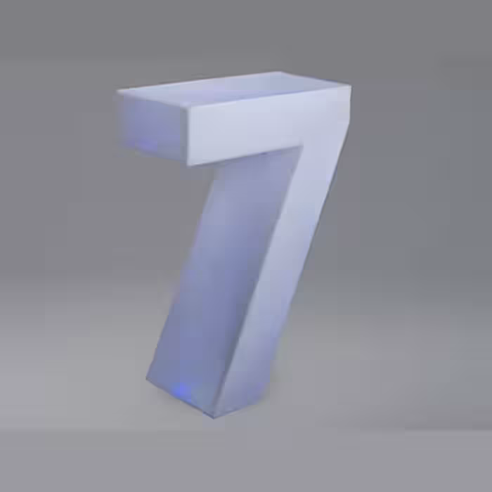استند عدد 7 نورانی ارتفاع 100سانتیمتری LED