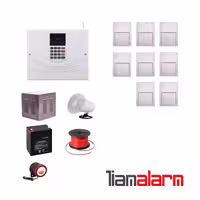 پکیج دزدگیر اماکن باسیم مدل مستر سیم کارتی و تلفنیM930F8