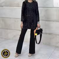 مانتو مجلسی مخمل