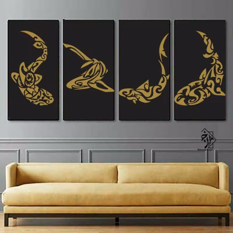 شابلون مدرن ماهی کد 371