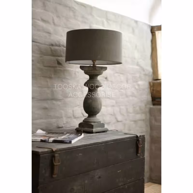 آباژور رومیزی چوب اکسسوری منزل ارسال رایگان