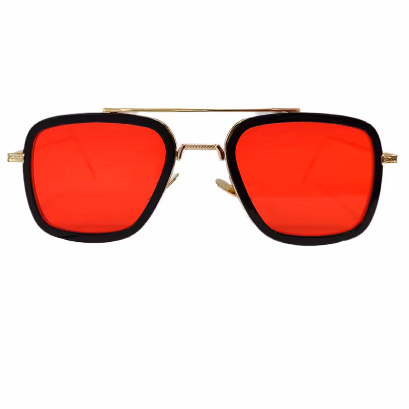 عینک شب مردانه مدل استیل کد 0144