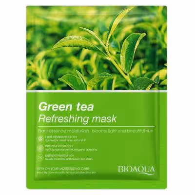 ماسک صورت ورقه ای چای سبز بیوآکوا2