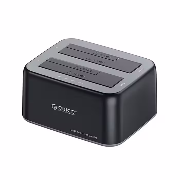 داک هارد اوریکو ORICO 6829C3-C 2.5″/3.5″ HDD/SSD Dual-bay Dock