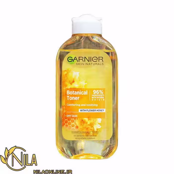 تونر گل عسل بوتانیکال گارنیر GARNIER Botanical مخصوص پوست خشک حجم 200 میلی لیتر