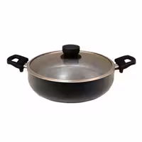 تابه دو دسته سایز32مشکی یونیک کد UN-8127