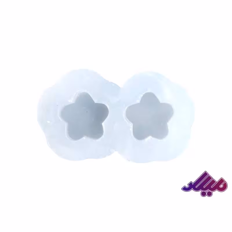 قالب سیلیکونی گل دو تایی 1 سانت