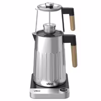 چای ساز ویلز مدل VL2010 ظرفیت 1.7 لیتر با کتری استیل ضد زنگ