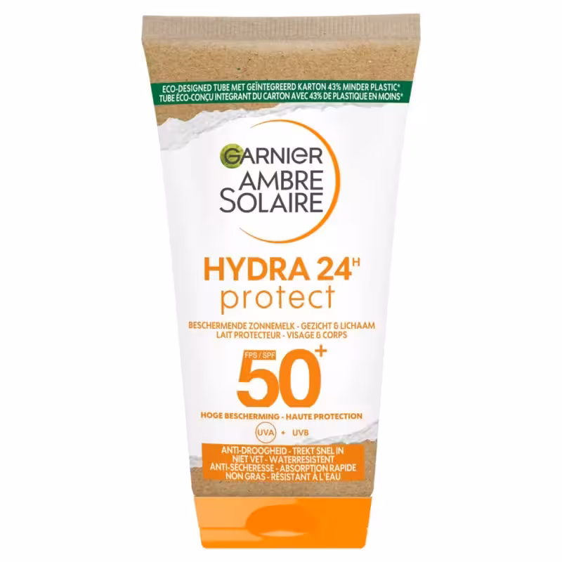 کرم ضد آفتاب محافظ و مرطوب کننده گارنیر مدل Ambre Solaire Hydra24 حجم 50ml