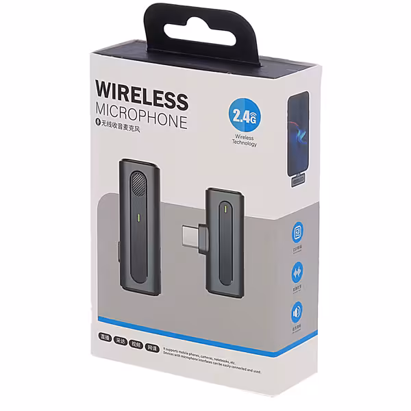 میکروفن یقه ای مدل K93 Dual mic Type-c