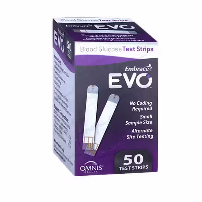 نوار تست قندخون مدل Embrace EVO