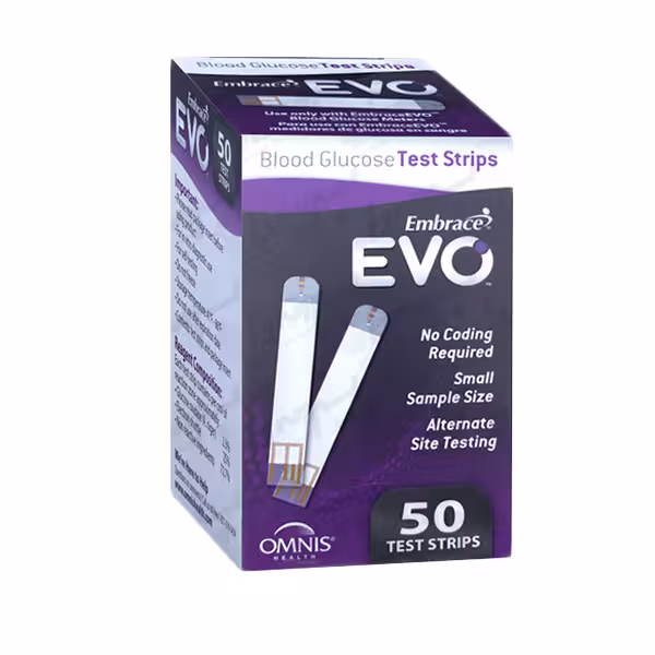 نوار تست قندخون مدل Embrace EVO