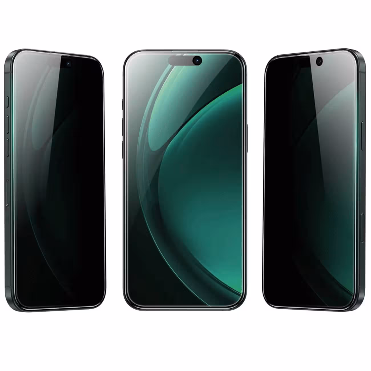 گلس حریم شخصی آیفون 16 پرو گرین GNDPTPV16PBK