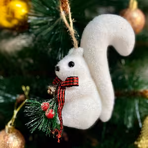 اویز سنجاب درخت کریسمس 15 سانت کد 288