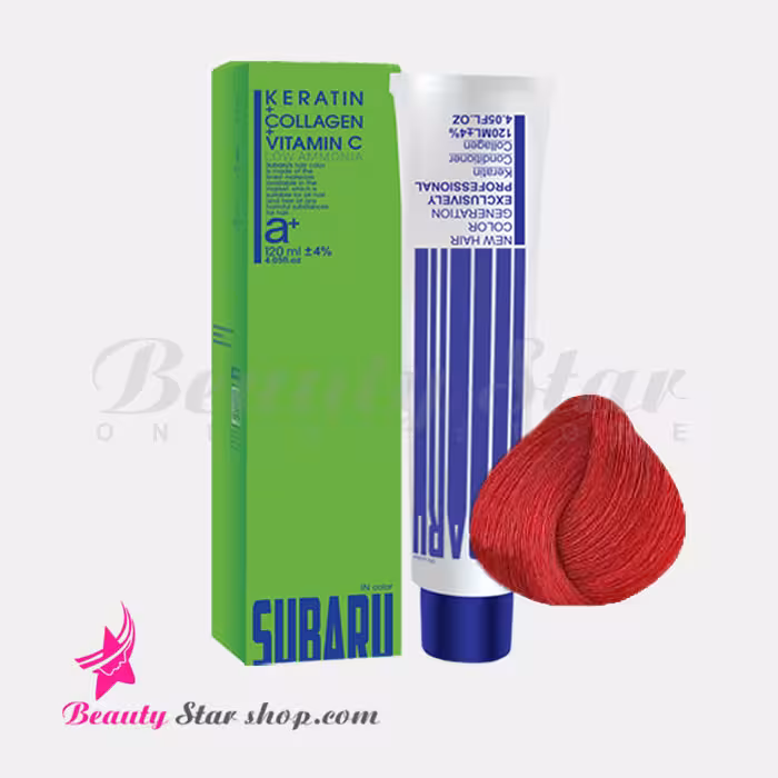 رنگ مو قرمز یاقوتی سوبارو شماره 7.66 حجم 120 میلی لیتر