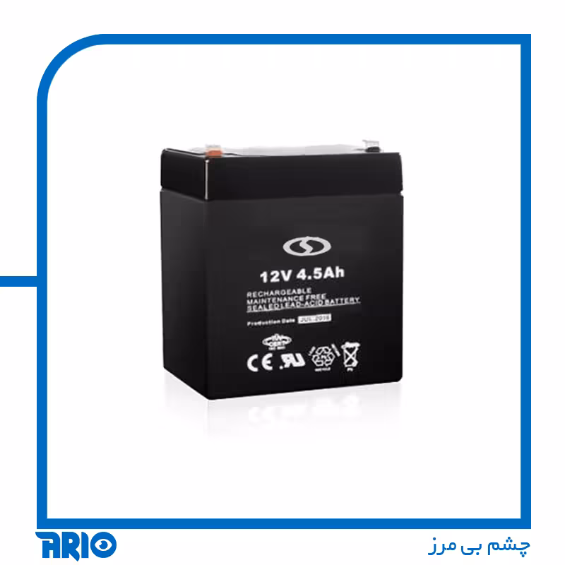 باتری خشک 12 ولت 4.5 آمپر صبا