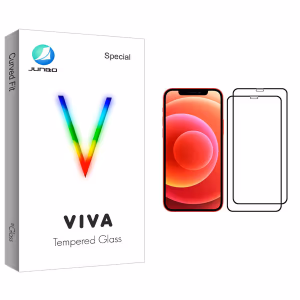 محافظ صفحه نمایش جانبو مدل Viva Glass مناسب برای گوشی موبایل اپل iPhone 12 بسته 2 عددی