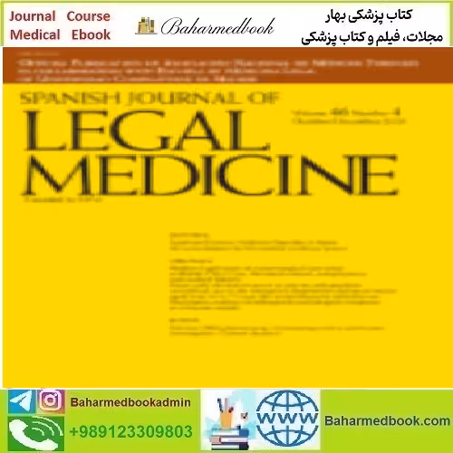 Spanish Journal of Legal Medicine Volume 46 Issue 1 to 4 202
