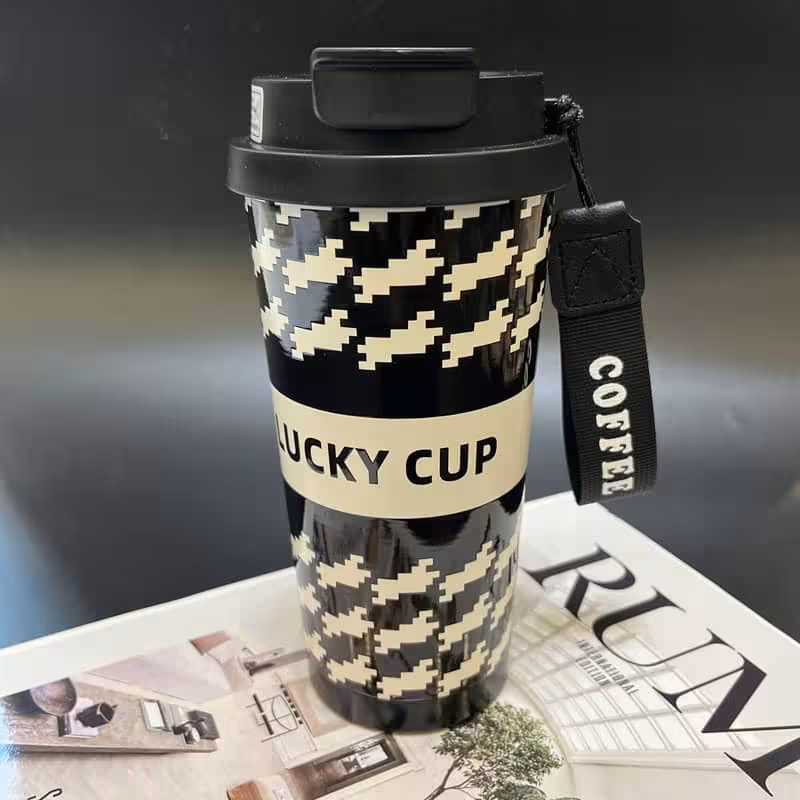 تراول ماگ دو حالته 520 میل مدل LUCKY CUP