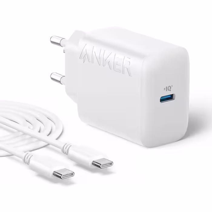 شارژر انکر 20 وات با کابل تایپ سی Anker Select USB-C B2347