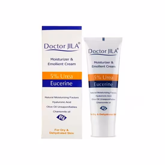 کرم نرم کننده 5 درصد اوره دکتر ژیلا مناسب پوست های خیلی خشک 75 گرم