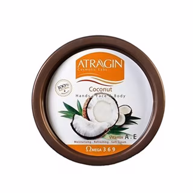 کرم دست و صورت عطرآگین با عصاره نارگیل 180 میلی لیتری