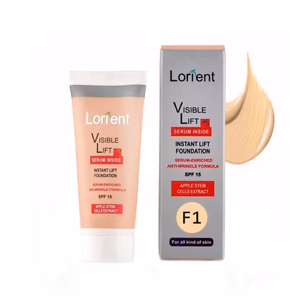 کرم پودر لورینت مدل Visible Lift شماره F1 حجم 35 میل Lorient