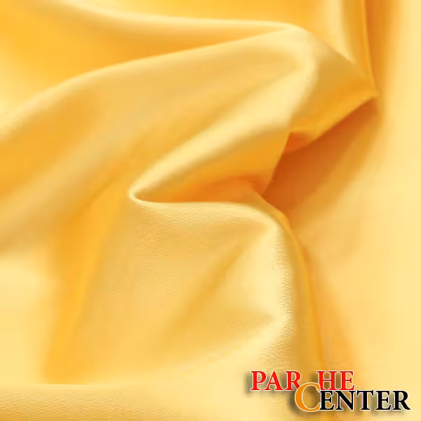 پارچه ته طاقه ساتن طلایی متراژ 115 سانتی متر