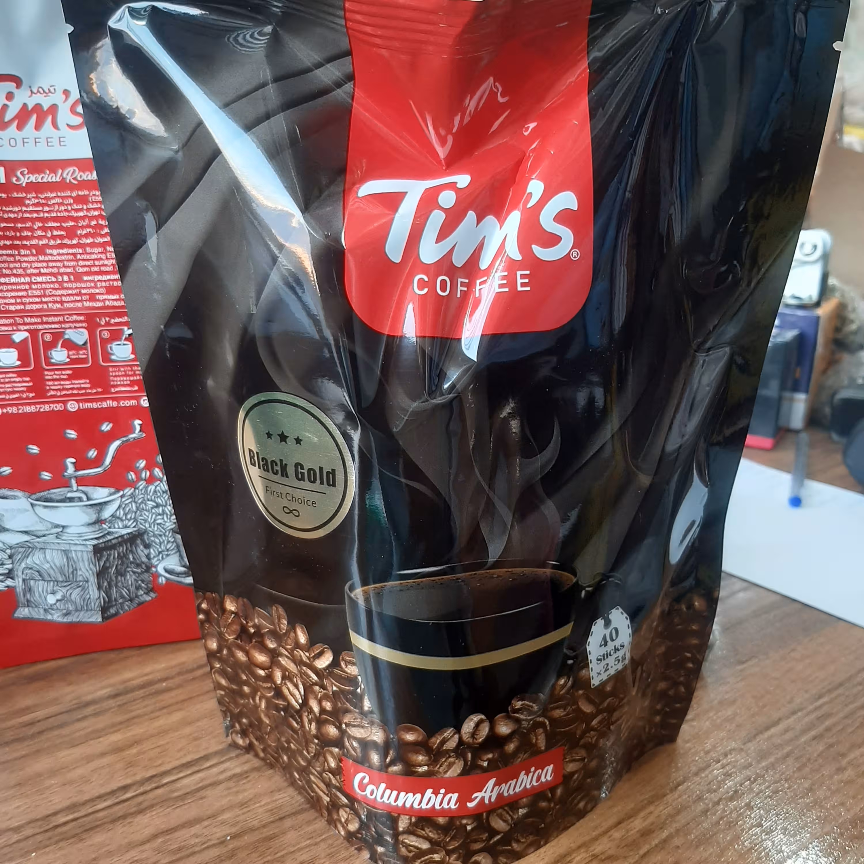 پودر قهوه فوری تیمز 40 ساشه مشابه علی کافه