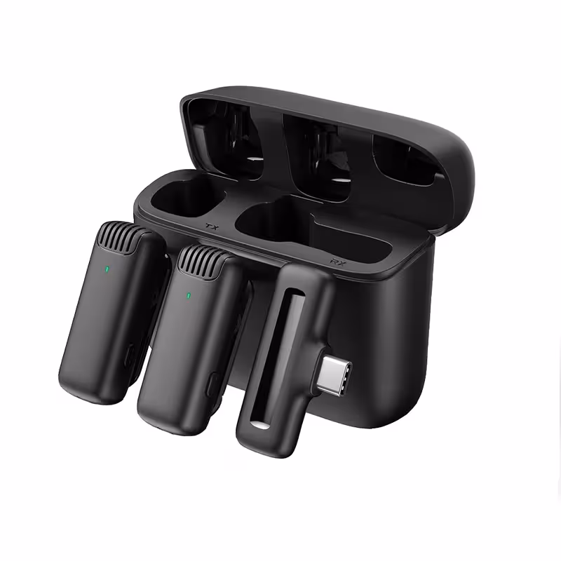 میکروفن بی سیم یقه ای دوتایی آیفونی مدل J13