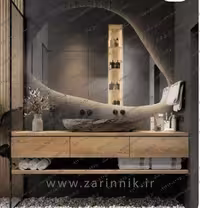 آینه دستشویی مدرن زرین نیک مدل AD023