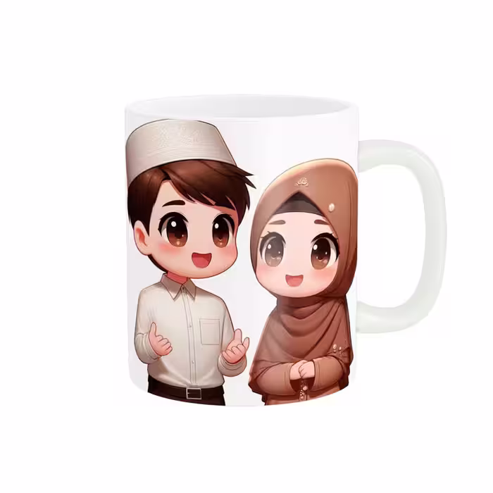 خرید ماگ-لیوان  دختر و پسر کد 335