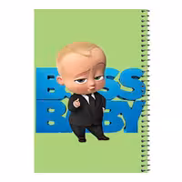 دفتر مشق 80 برگ اس جی مدل بچه رئیس کد 1