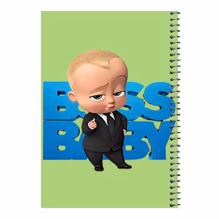 دفتر مشق 80 برگ اس جی مدل بچه رئیس کد 1