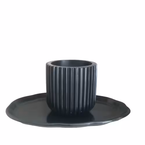 گلدان بتنی دکوراتیو مدل Dark کد BB287