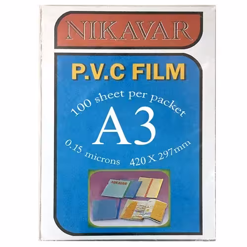 طلق A3 ضخامت 0.15 میکرون بسته 100 عددی