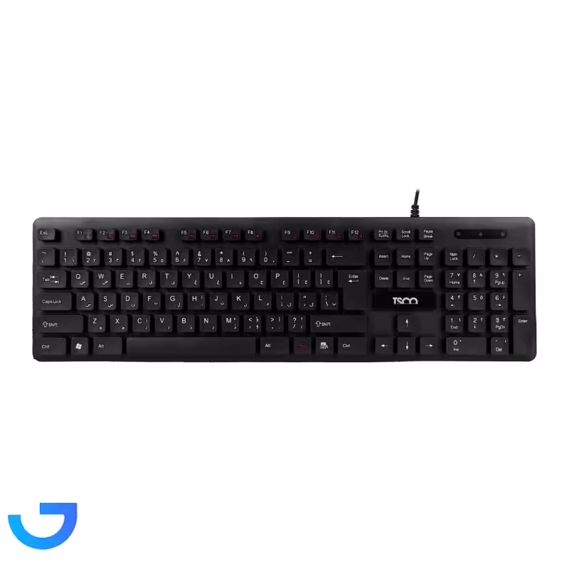 جزئیات ، قیمت و خرید کیبورد باسیم تسکو مدل TSCO 8045 TK | فروشگاه آریا