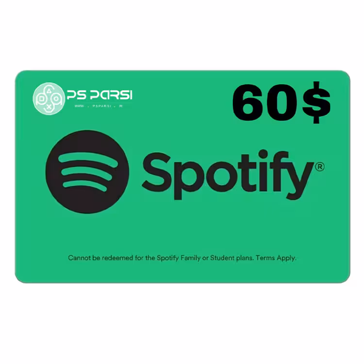 Spotify 60 $ Gift Card