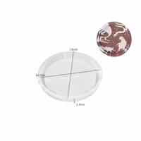 قالب سیلیکونی گرد لبه دار 15 سانت وارداتی