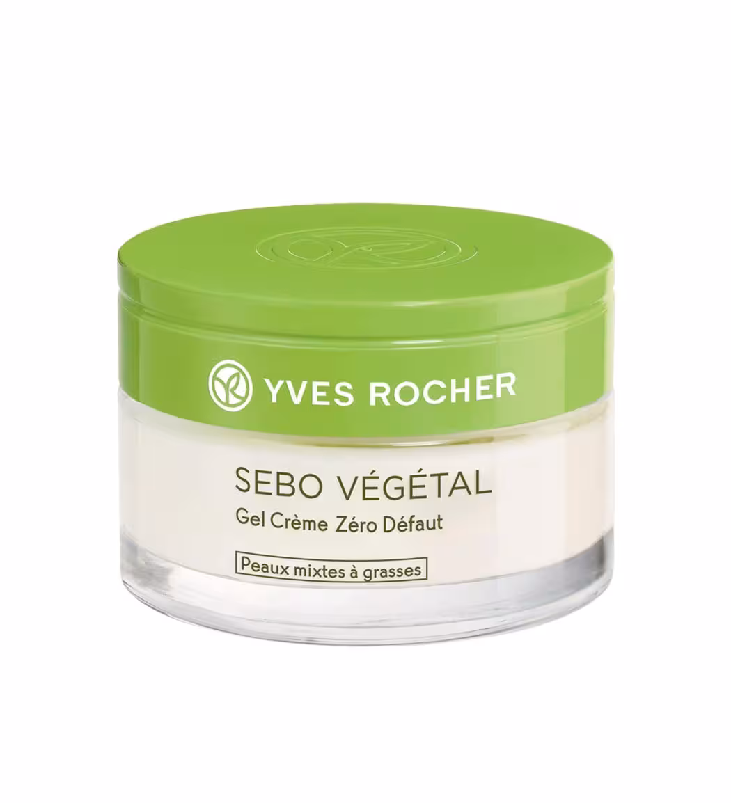 ژل کرم مرطوب کننده و ضد جوش ایوروشه Sebo Vegetal مناسب پوست مختلط تا چرب 50 میلی