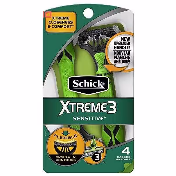 خودتراش شیک مردانه مدل Xtreme3 بسته 4 عددی