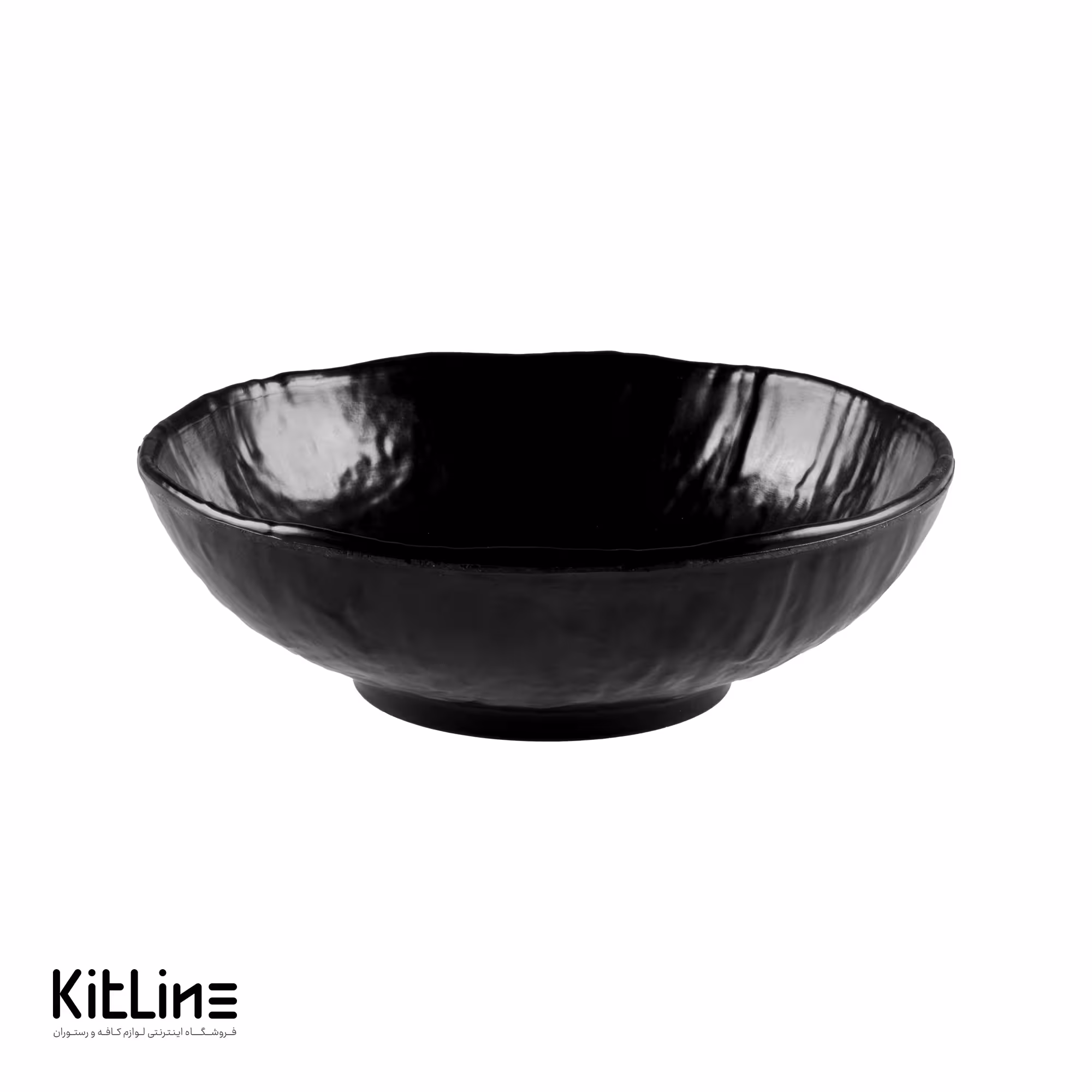کاسه ملامین موج دار مشکی Fede Group