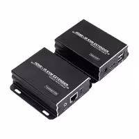 افزایش طول HDMI و USB بر روی کابل شبکه تا 50 متر با قابلیت KVM لایمستون LS-HKE50