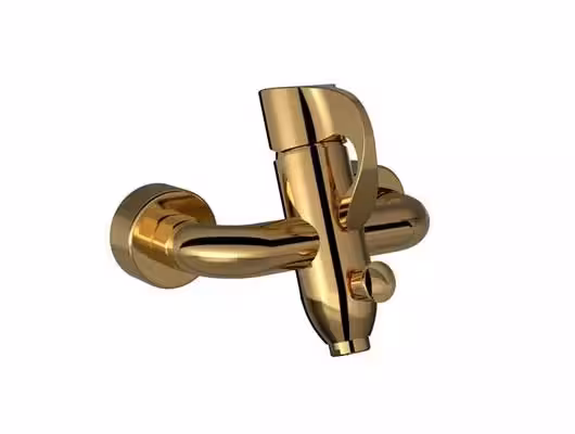 شیر حمام شودر مدل دانته طلایی