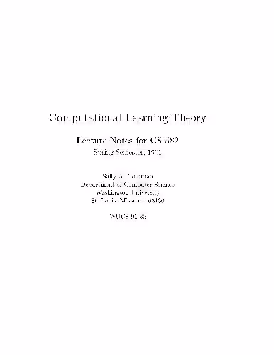 خرید و دانلود نسخه کامل کتاب Computational learning theory 001