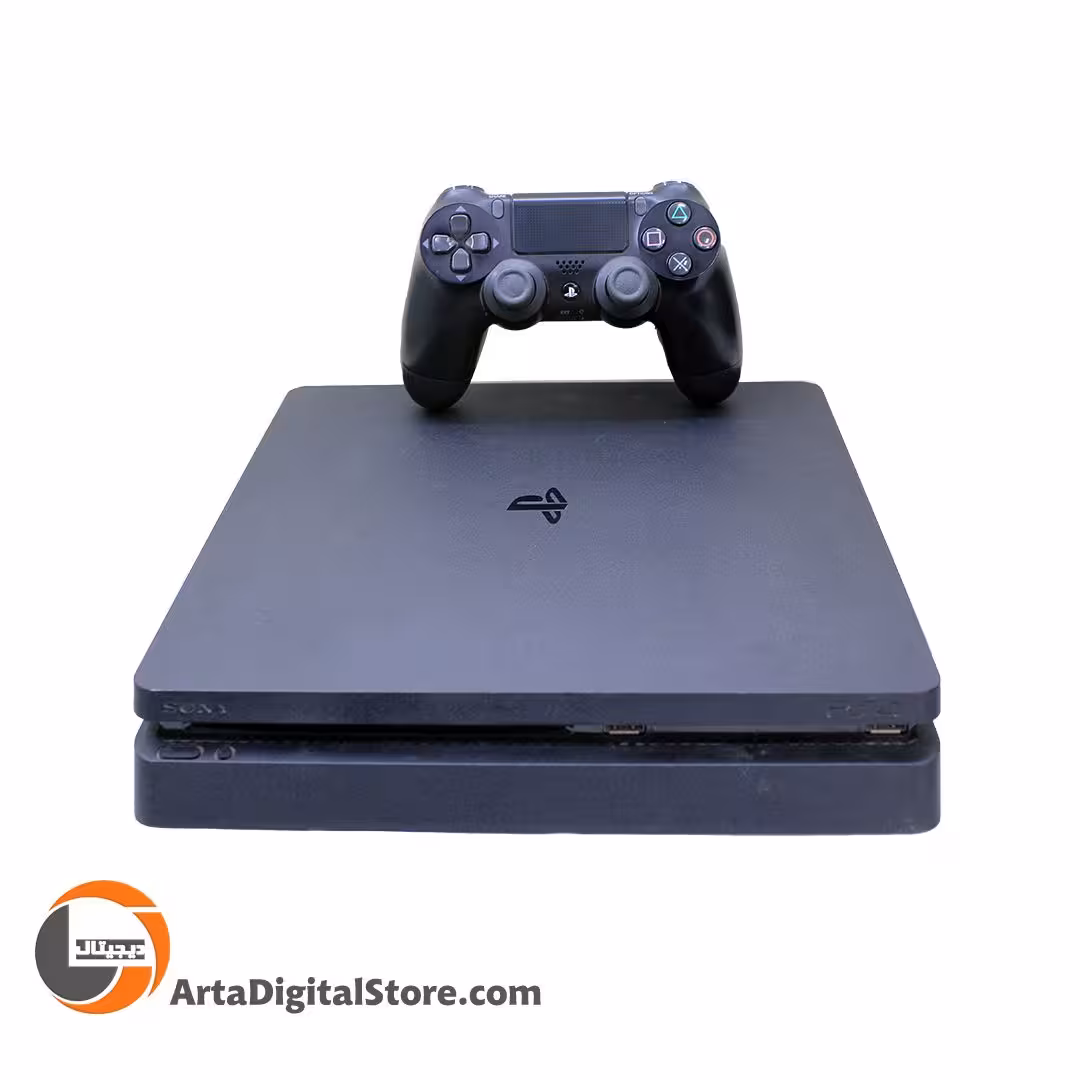 کنسول PS4 Slim 1TB Jet Black تک دسته