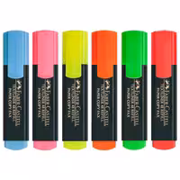 ماژیک علامت گذار فابر کاستل مدل 1548 بسته 6 عددی | چاوه