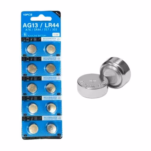 باتری سکه ای آلکالاین AG13 /LR44 بسته دو عددی