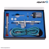 کیت ایربراش APT کاسه زیر با لوازم مدل AT-182K