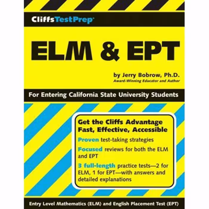 کتاب CliffsTestPrep ELM & EPT Cliffs Notes (2006)